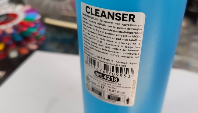 Cleaner per Ricostruzione Unghie UV Gel da 500ml